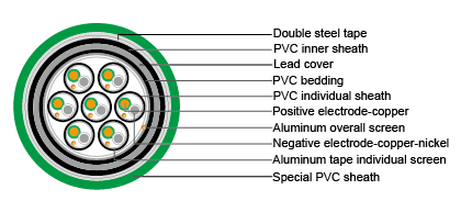 Individual & Overall Screened & Armored Thermocouple Cable with Lead Cover Cables for Oil Industry